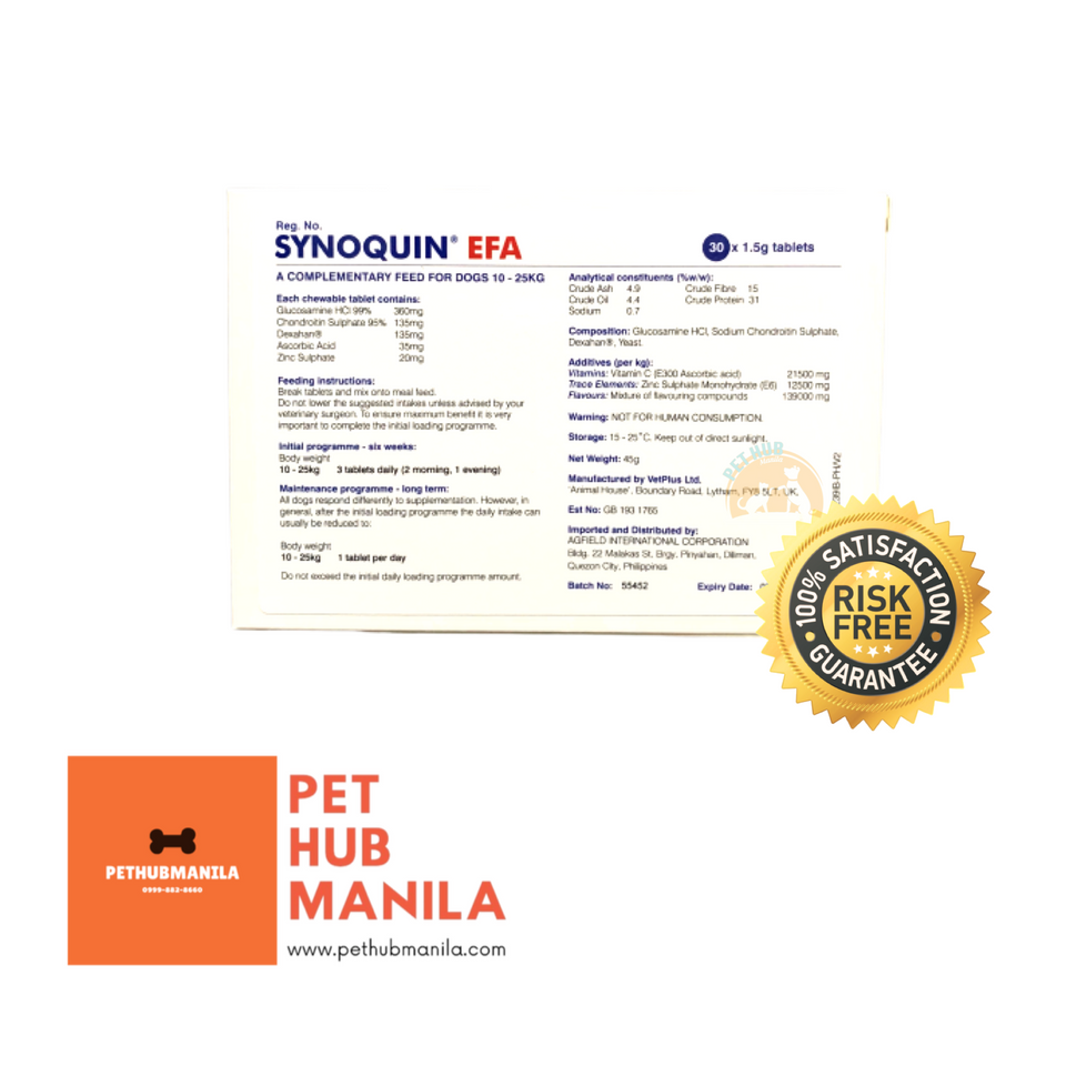 Synoquin Medium Breed 30 Tablets 10-25kg