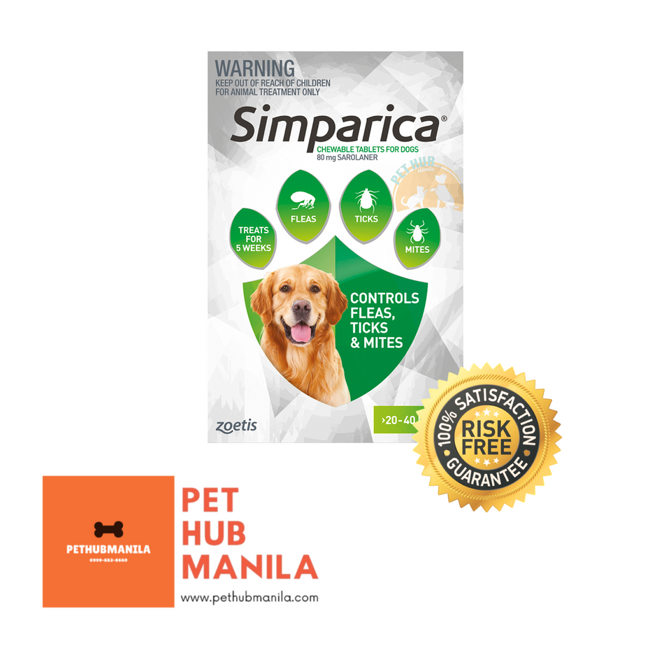 Simparica Sarolaner 80mg 20-40kg