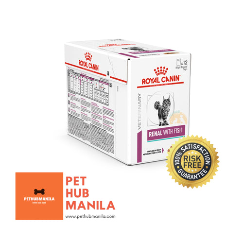 Royal Canin Renal with Fish Wet Cat Food 1 Box (85gx12)