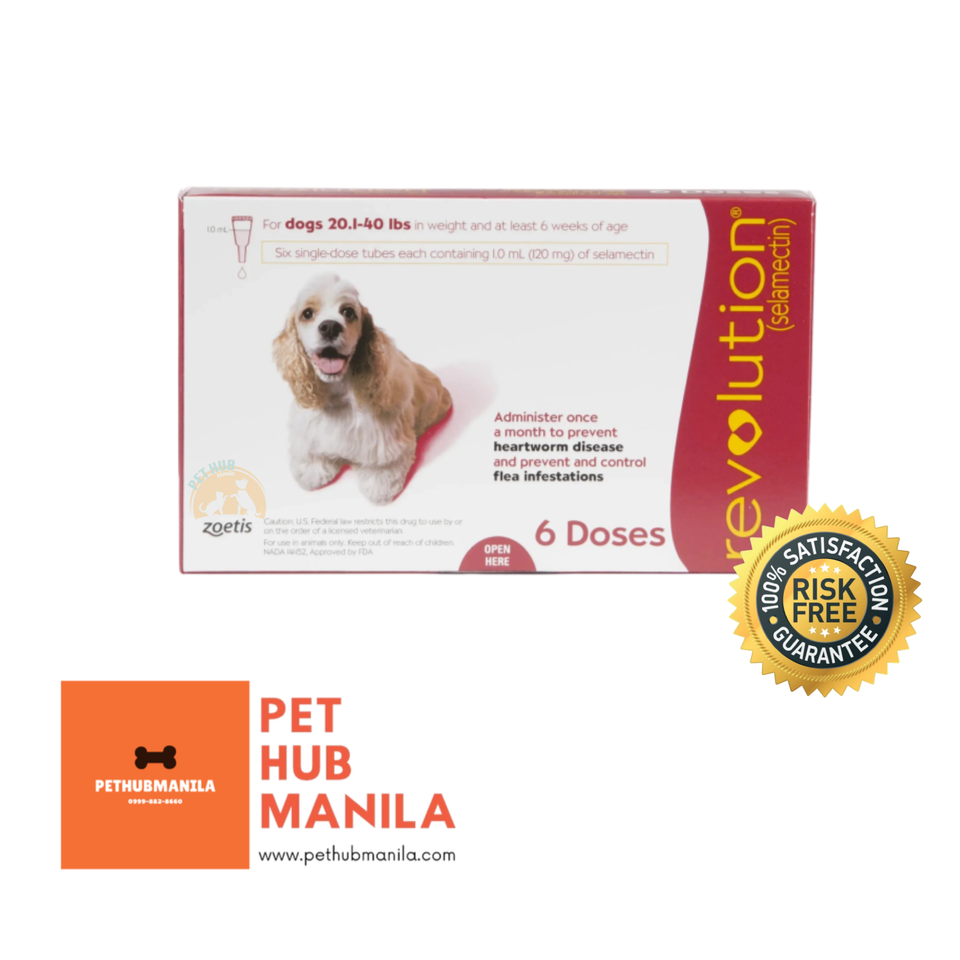Revolution (Selamectin) for Dogs 20-40lbs