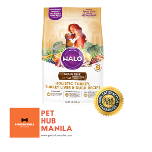 Halo Holistic Grain Free Turkey, Turkey Liver & Duck Recipe Senior Dog Food 1.81kg