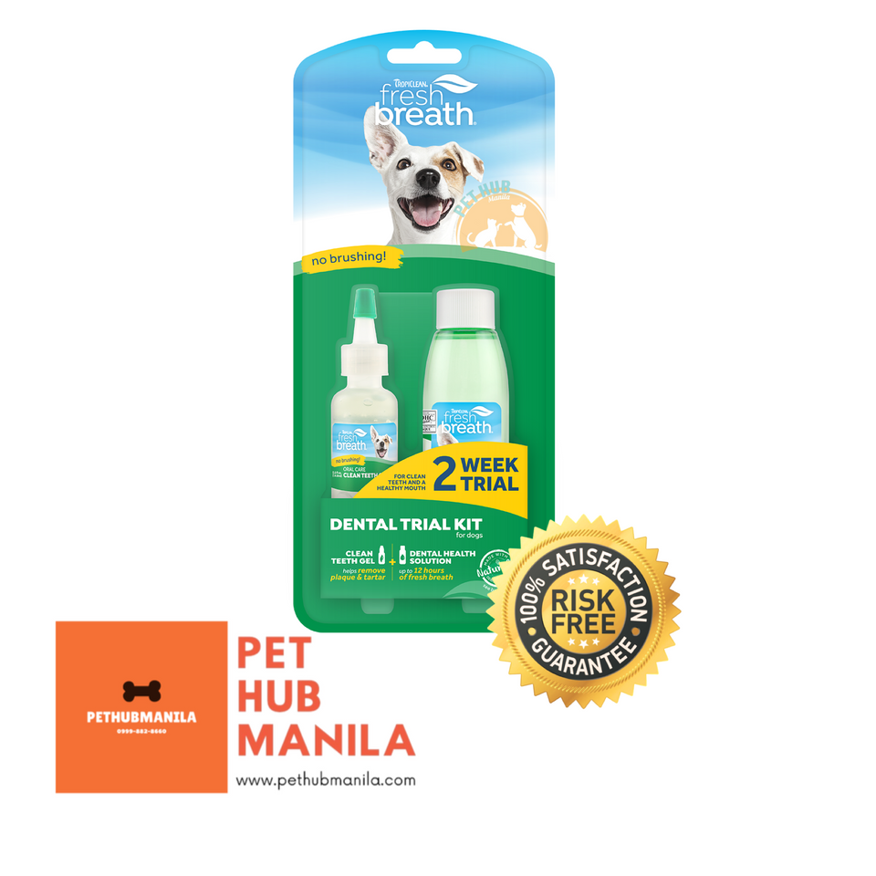 Tropiclean Fresh Breath Dental Trial Kit Care Oral Care Gel 118ml