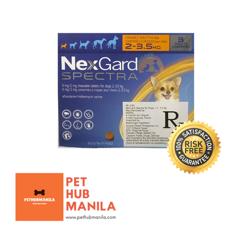 Nexgard Spectra 2-3.5kg (3 Chewables)