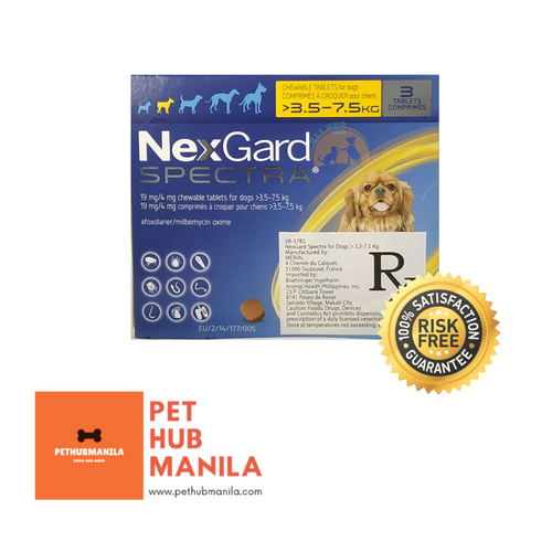 Nexgard Spectra 3.5-7.5kg (3 Chewables)