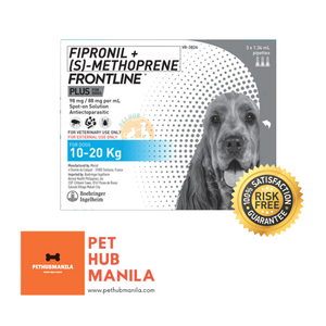 Frontline Plus for Dogs 10-20kg (3 Pipettes)