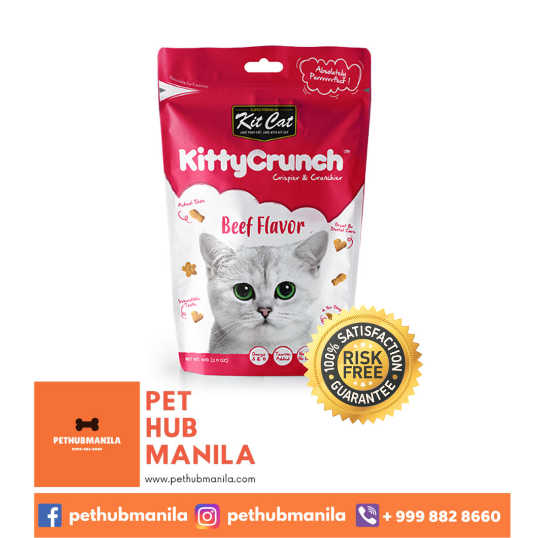Kit Cat Kitty Crunch Beef Flavor 60g