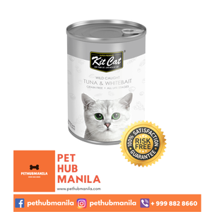 Kit Cat Grain Free Tuna & Whitebait Wet Can Food 400g