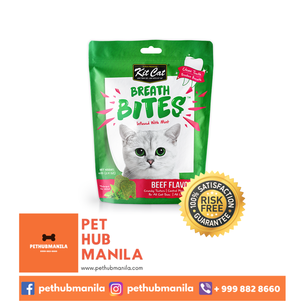 Kit Cat Breath Bites Beef Flavor 60g
